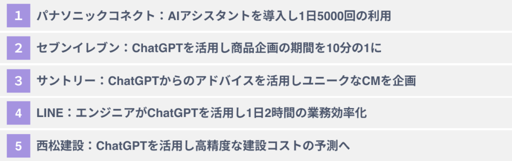 日本企業によるChatGPTの活用事例５選