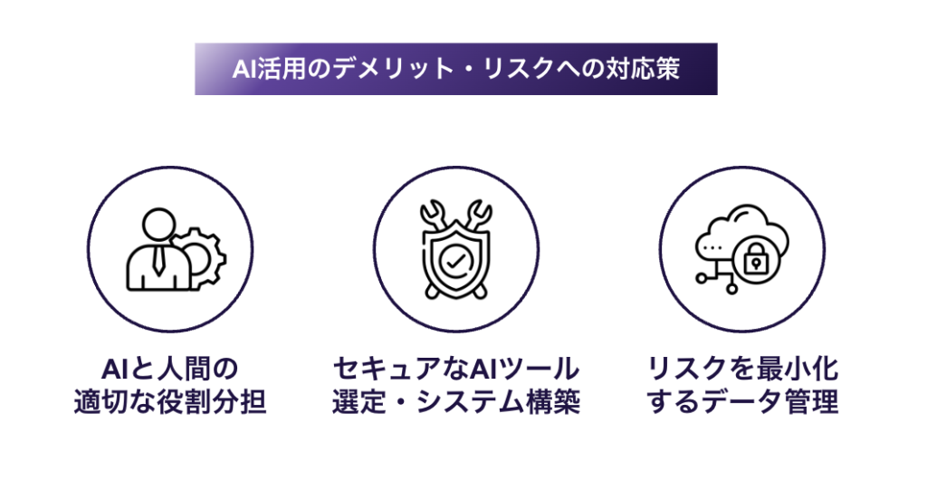 AIによる情報漏洩リスクに対して取るべき3つの対策