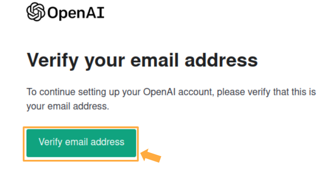 「Verify email address」
