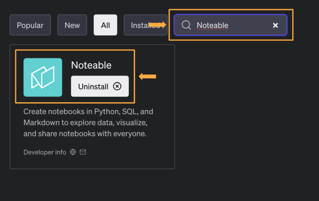 Noteableのプラグインの導入