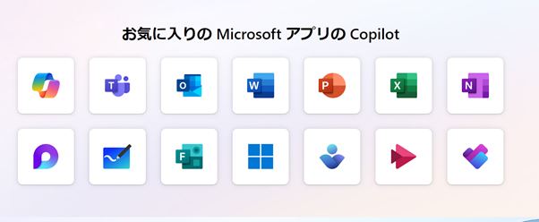 Copilot　Word等各種ツールでの作業効率化