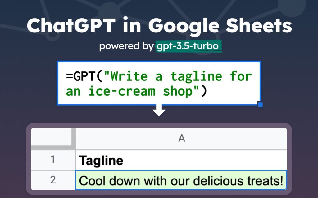 スプレッドシート上でChatGPTが使える「GPT for Sheets」とは