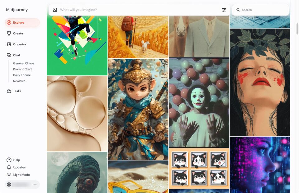 ⑩Midjourney：芸術的な賞も受賞するほどの高品質な画像生成が可能なAI