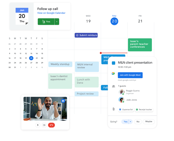 【Google Calendar】仲間と共有もできる王道スケジュールアプリ