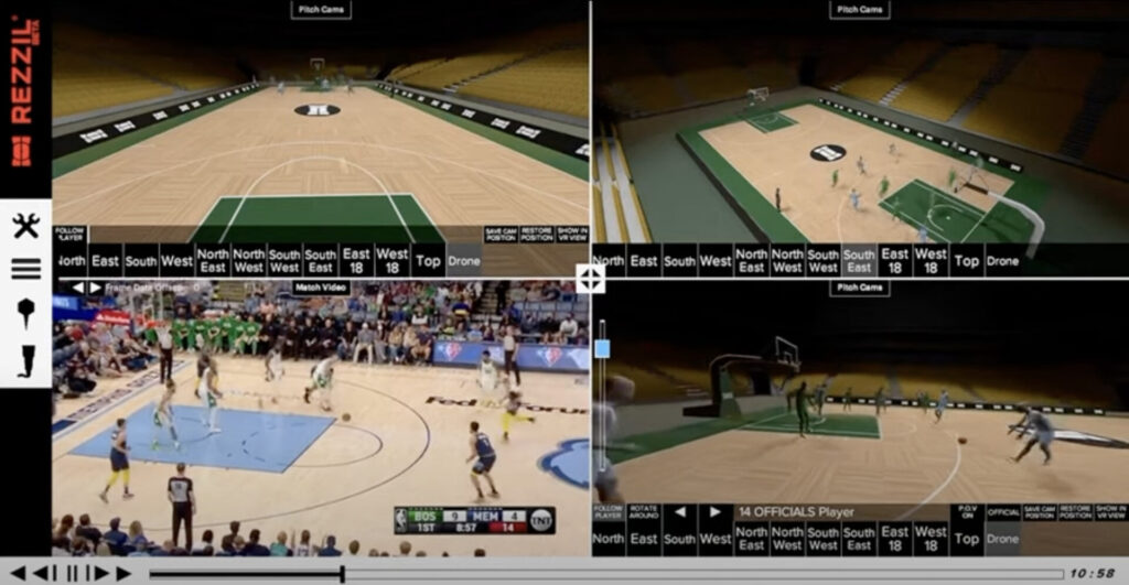 VRを活用した NBAの審判のトレーニング