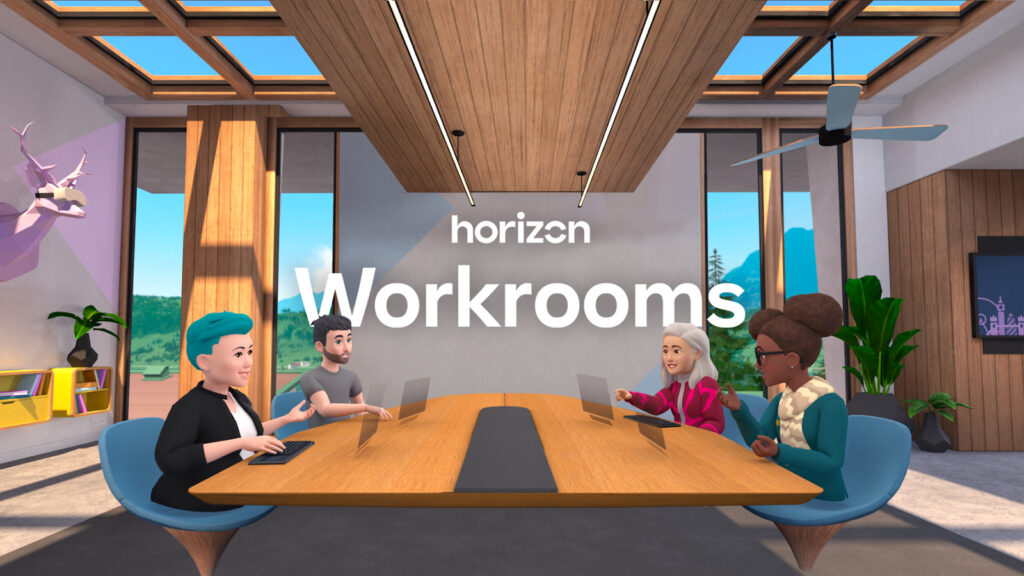 リモートワークへの活用　horizon workrooms