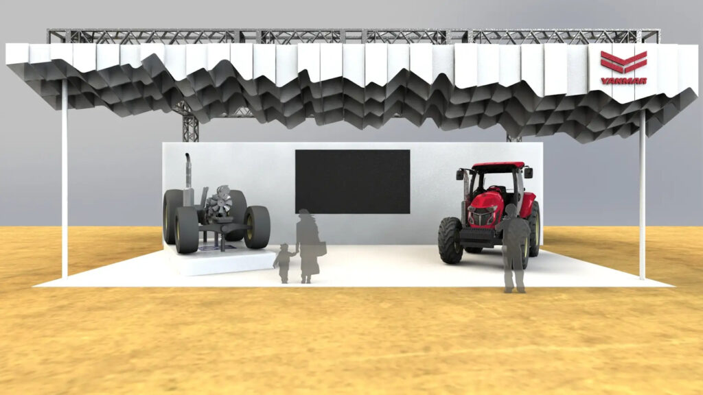 IHIアグリテック：ARで大型農業機械を展示