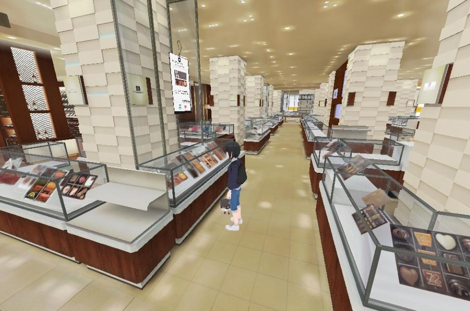 三越伊勢丹：VR空間上に百貨店を再現