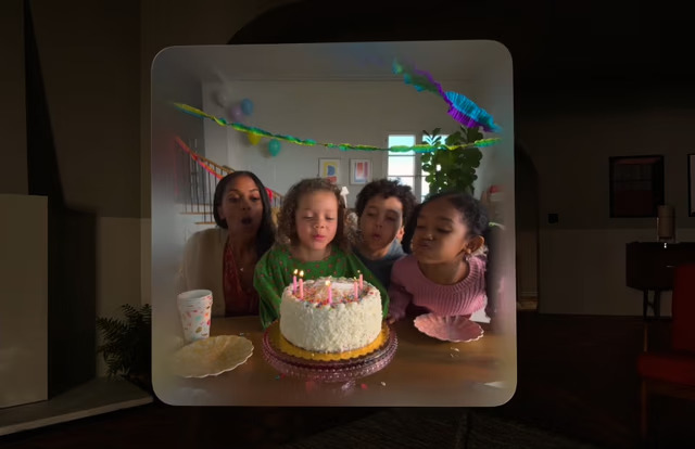 Apple Vision Pro　3D画像・動画：タイムスリップしたかのような体験を実現