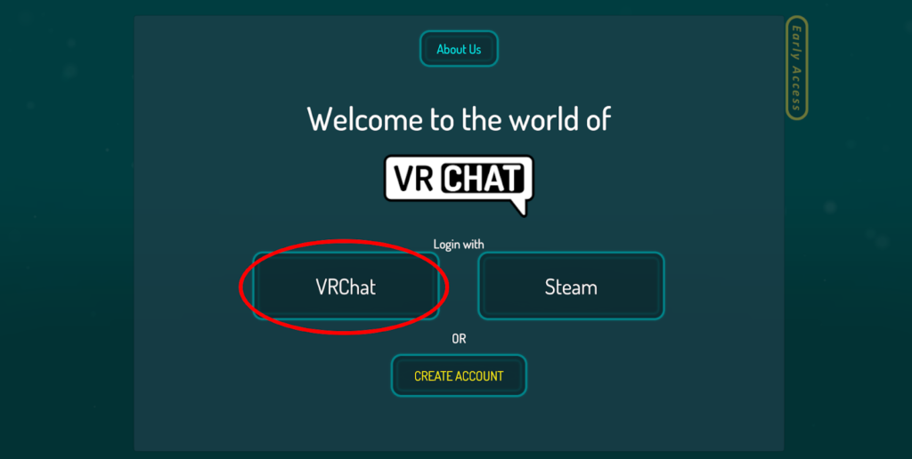 サインインの方法 VRChat