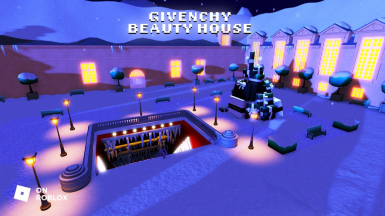GIVENCHY：Roblox上にVR空間を構築